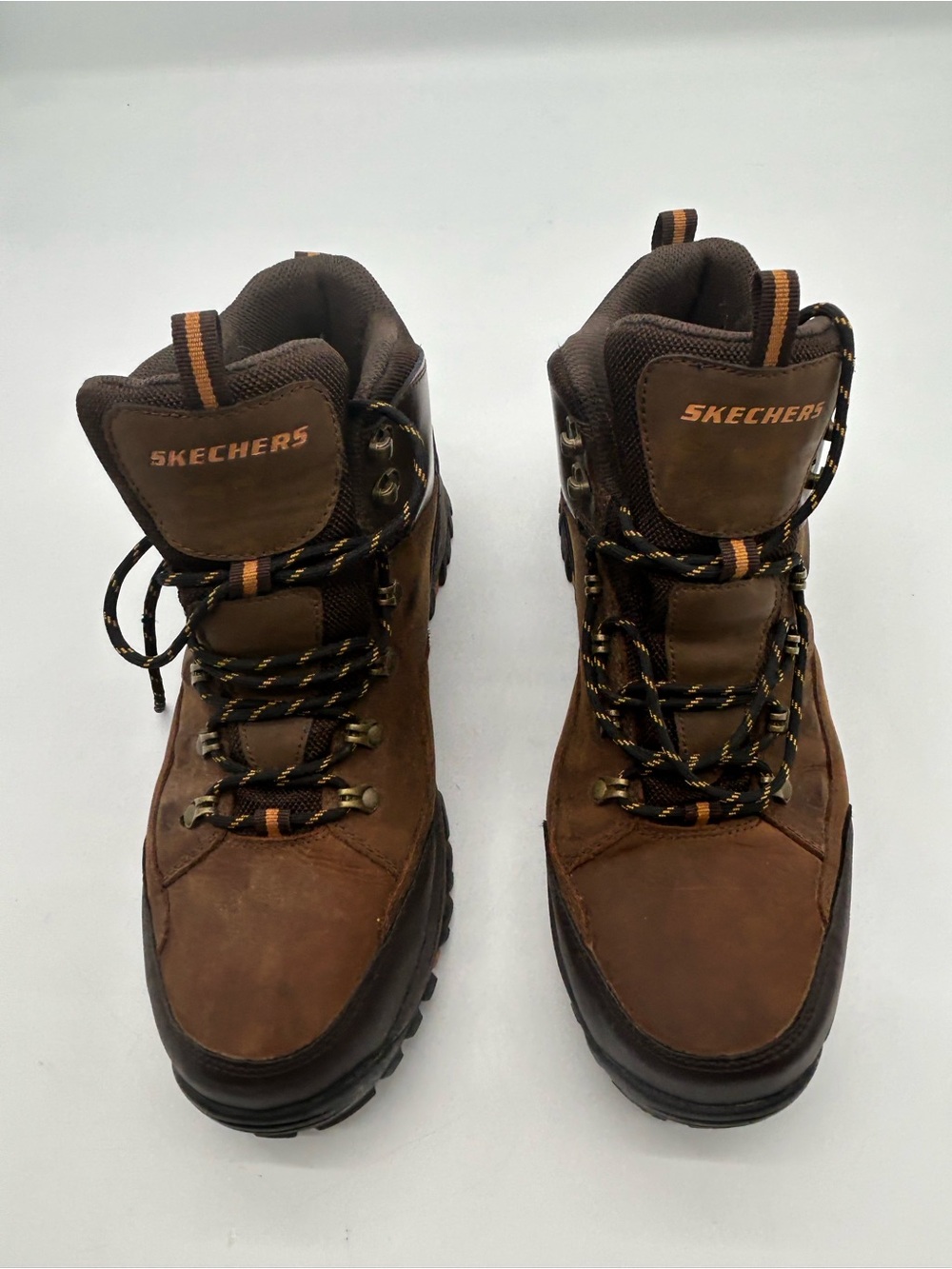 Skechers Men's Relment Traven Brown Lace-Up Outdoor Boots size 11.5